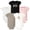 Purrfect, variant on Infant Girls Cotton Bodysuits 5-Pack, Purrfect, Preemie