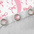 thumbnail image 4 of Manfei Fashion Bowtie Blackout Curtains,Initial Q ABC Themed Curtains Pack of 2 (42x84 Each), 4 of 6