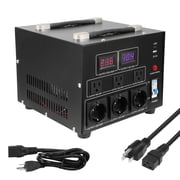 VEVOR 3000W 2 Led Voltage Converter Transformer Step Up/Down 220V-110V /110V-220V FCC&ETL Certificated