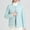 Light Blue, variant on WXLWZYWL Women's Lightweight Packable Down Jacket, Water-Resistant Puffer Jacket Slim Fit Fall Coat with Round Neck