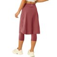 thumbnail image 4 of Women 20" Knee Length Tennis Skirt with Built in Legging Golf Skirts Skirted Legging with Pockets, 4 of 6