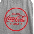 thumbnail image 3 of Coca-Cola - Enjoy Coca Cola USA  - Women's Racerback Tank Top, 3 of 5