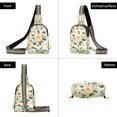 thumbnail image 7 of FORMRS Womens Crossbody Sling Bag Travel Daypack Shoulder Chest Backpack, Floral Design, 7 of 7