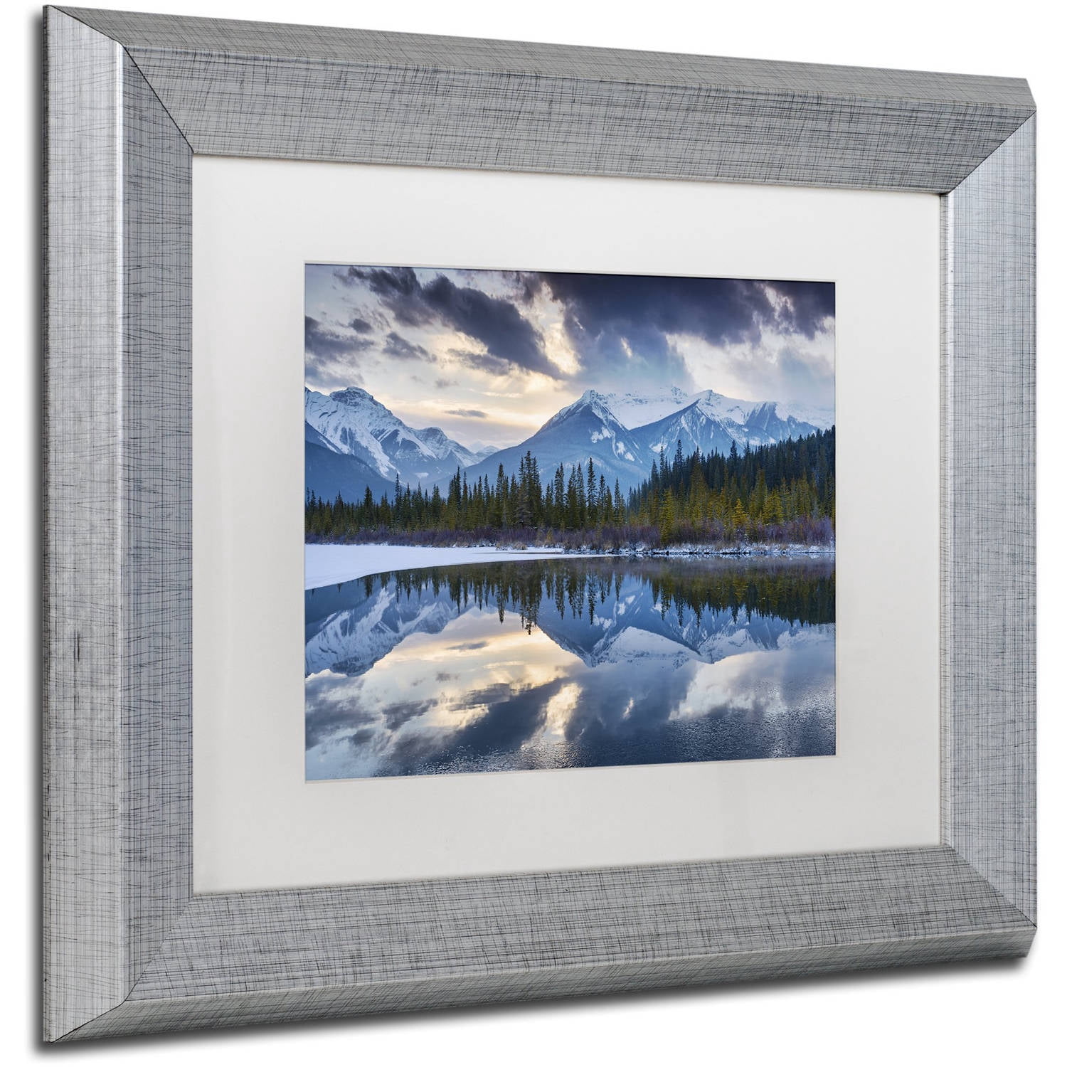 Trademark Fine Art 'Vermillion' Canvas Art by Michael Blanchette Photography, White Matte, Silver Frame