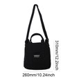 thumbnail image 3 of Bolso de mano de lona para mujer, bolso de mensajero informal de gran capacidad, bolso de compras versátil, 3 of 9