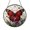 Acrylic 3.5 Inch, variant on Crimson Rose Butterfly And Purple Iris Suncatcher Ornament Item Decor