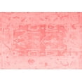 thumbnail image 1 of Ahgly Company Machine Washable Indoor Rectangle Abstract Red Modern Area Rugs, 5' x 7', 1 of 4