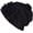 Black, variant on DOVACKA Floral Beanie Turban | All-in-One Headband, Chemo Cap & Circle Scarf for Women