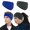 blue+gray, variant on 2Pcs Fleece Fleece Ear Warmers Headbands for Winter Sports: Running, Cycling, Hiking, Skiing - Thick and Black for Women and Men