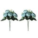 thumbnail image 1 of Flores artificiales Naiovety de 2 piezas ecológicas decoración azul, 1 of 6