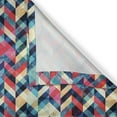 thumbnail image 6 of Ambesonne Grunge Valance & Curtain, Hipster Zigzag Chevron, 55"x36", Multicolor, 6 of 6