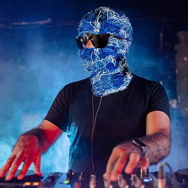 Sepela Distressed Balaclava Ski Mask, Windproof, Knitted