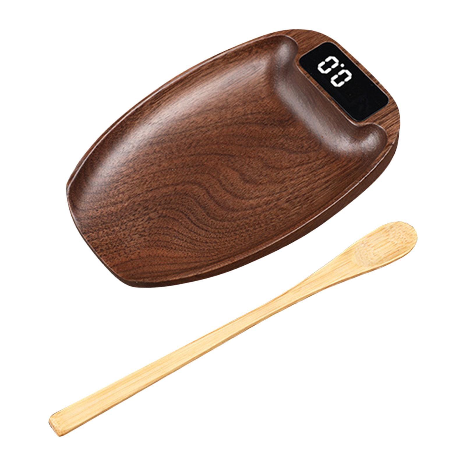 Fiocias Electronic Tea Scale Kitchen Scale Digital Scale Jewelry Scale Multiuse Weighing brown