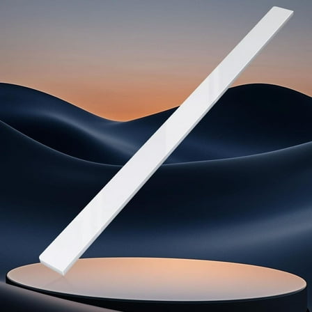 60 in. Solid Surface Vanity Backsplash Bathroom Vanity Back splash in White