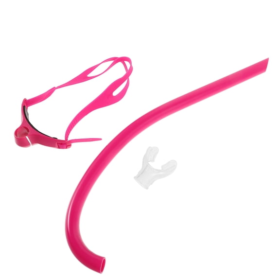 1 Set Swim Snorkel For Lap Swimming Adults Front Mounted Snorkel With Snorkel Mouthpiece For Training And
