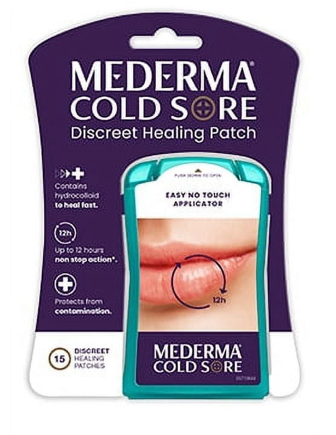 (6 pack) Mederma Cold Sore Discreet Healing Patch, 12 Hour Protection, 15 Count