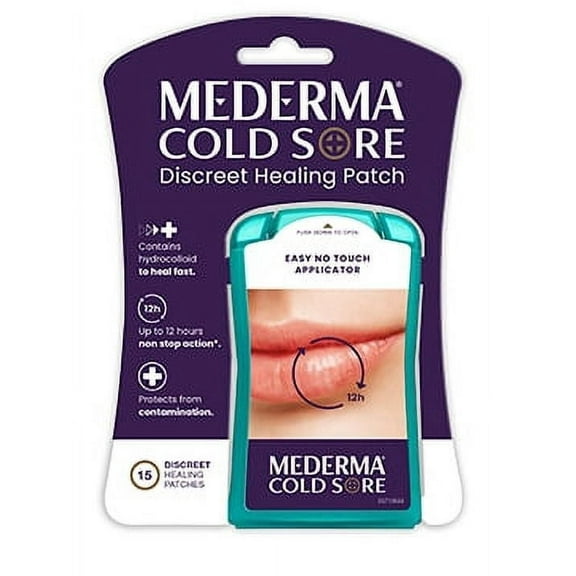 Mederma Cold Sore Discreet Healing Patch, 12 Hour Protection, 15 Count