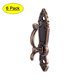 thumbnail image 1 of Ganchos para sujetar cortinas Vintage de Unique Bargains Tono bronce rojo 6pcs, 1 of 1