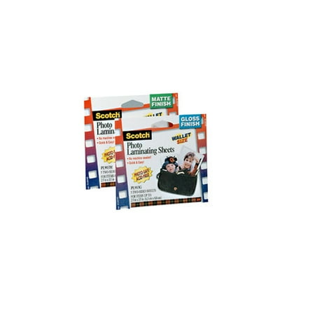 scotch laminating wallet