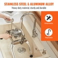 thumbnail image 6 of VEVOR Commercial Vegetable Slicer, 3/8" and 3/16" Tomato Slicer, Stainless Steel and Aluminum Alloy Vegetable Cutter Slicer, Manual Tomato Slicer with Non-slip Feet, for Tomatoes, Potatoes, Onions, 6 of 9