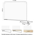 thumbnail image 2 of HBlife 8 Pack Shelf Dividers Closet Shelves for Wood Shelves Cabinets Bedroom Organization and Storage, Clear Acrylic, 2 of 8