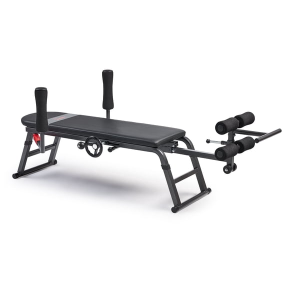 Sunny Health & Fitness Inversion Table, Adjustable Stretch & Decompression Trainer for Home Fitness