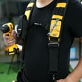 thumbnail image 4 of Tool Belt Suspenders Suspenders For Men Pro Framer's Suspenders For Construction Electrician With Detachable Phone Holder Foam Shoulder Padder Yellow, 4 of 7