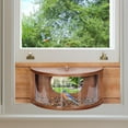 thumbnail image 7 of Urban Deco Window Bird Feeder Inside House with 180° Clear View, Durable Wood and Safe Birder Feeder, Brown, 7 of 7