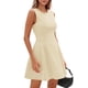 thumbnail image 4 of Vestido PRETTYGARDEN Línea A sin mangas mini beige XS, 4 of 8