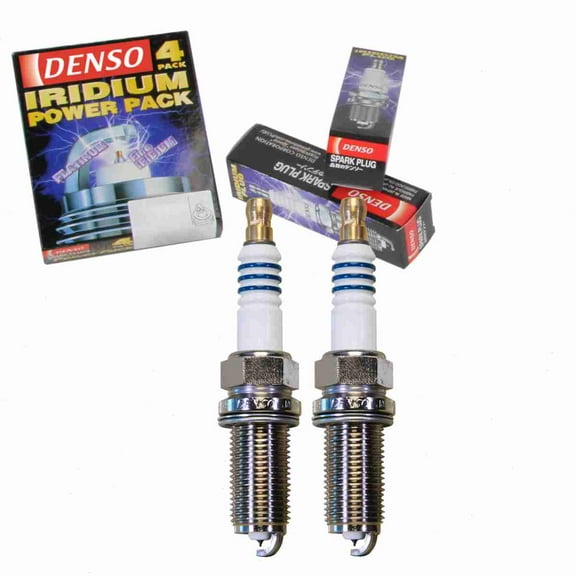 2 pc DENSO 5346 Iridium Power Spark Plugs for 079 905 626 E 079 905 626 G IKH24 Ignition Wire Secondary Fits select: 2013-2016 AUDI A8, 2013-2016 AUDI S6
