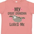thumbnail image 4 of Inktastic My Great Grandma Loves Me Girls Toddler T-Shirt, 4 of 5