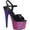 Black Patent/Fuchsia Blue Ombre, variant on Women's Pleaser Adore 709OMBRE Platform Sandal