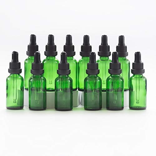 Download Yizhao 1oz Green Glass Dropper Bottles For Essential Oils With Glass Eye Dropper For Aromatherapy Massage Cosmetic Perfumes Laboratory Chemicals 12 Pcs Walmart Com Walmart Com