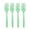 G, variant on Fmbmuo St. Patrick's Day Theme Utensils Set - 6.3-inch Green Disposable Tableware, Holiday Party Set (Knife, 24 Pieces)