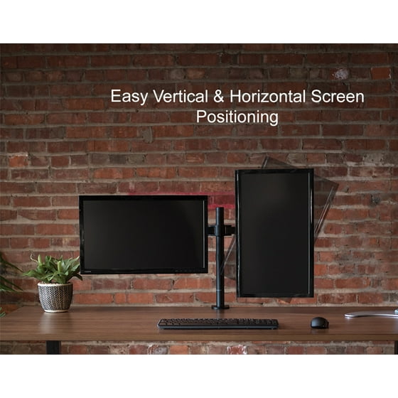 Vivo Dual Lcd Monitor Desk Mount Stand Heavy Duty Fully Adjule Vivo Dual Lcd Monitor Desk Mount Stand Heavy Duty Fully Adjule Fits 2 Screens Up To 27 V002 Com