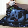 thumbnail image 3 of Lsque Five Nights At Freddy'S Pattern Fuzzy Fleece Throw Blanket Extra Large,Super Soft,Fluffy and Warm Blankets for Couch,Bed,All Season Use (), 3 of 7