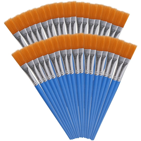 2 Pieces Detail Watercolor Pen Lightweight Paintbrushes Child 17.5X1CM Blue