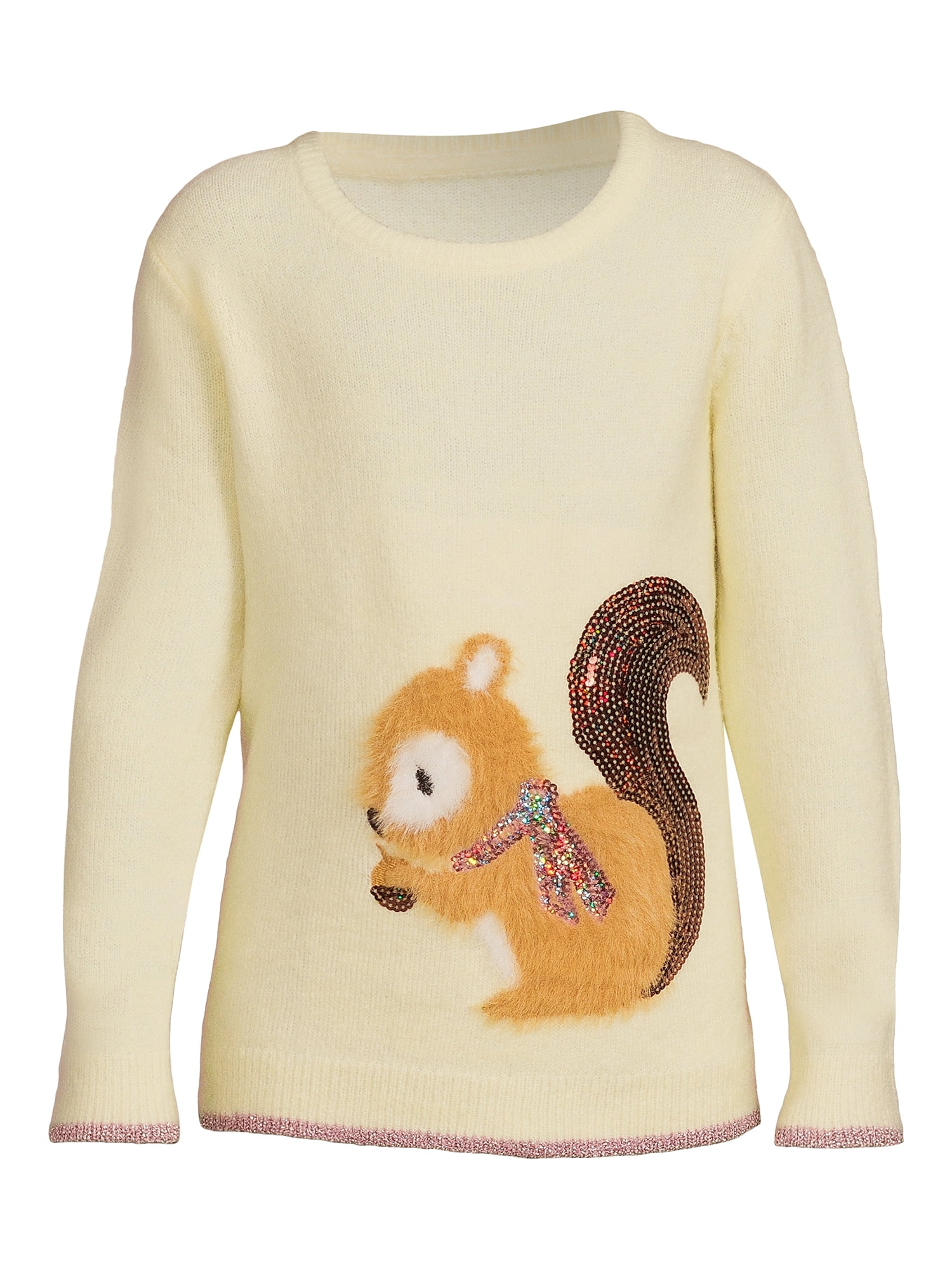 Nik and Leksi Girls Embellished Sweater Pullover, Sizes 4-16