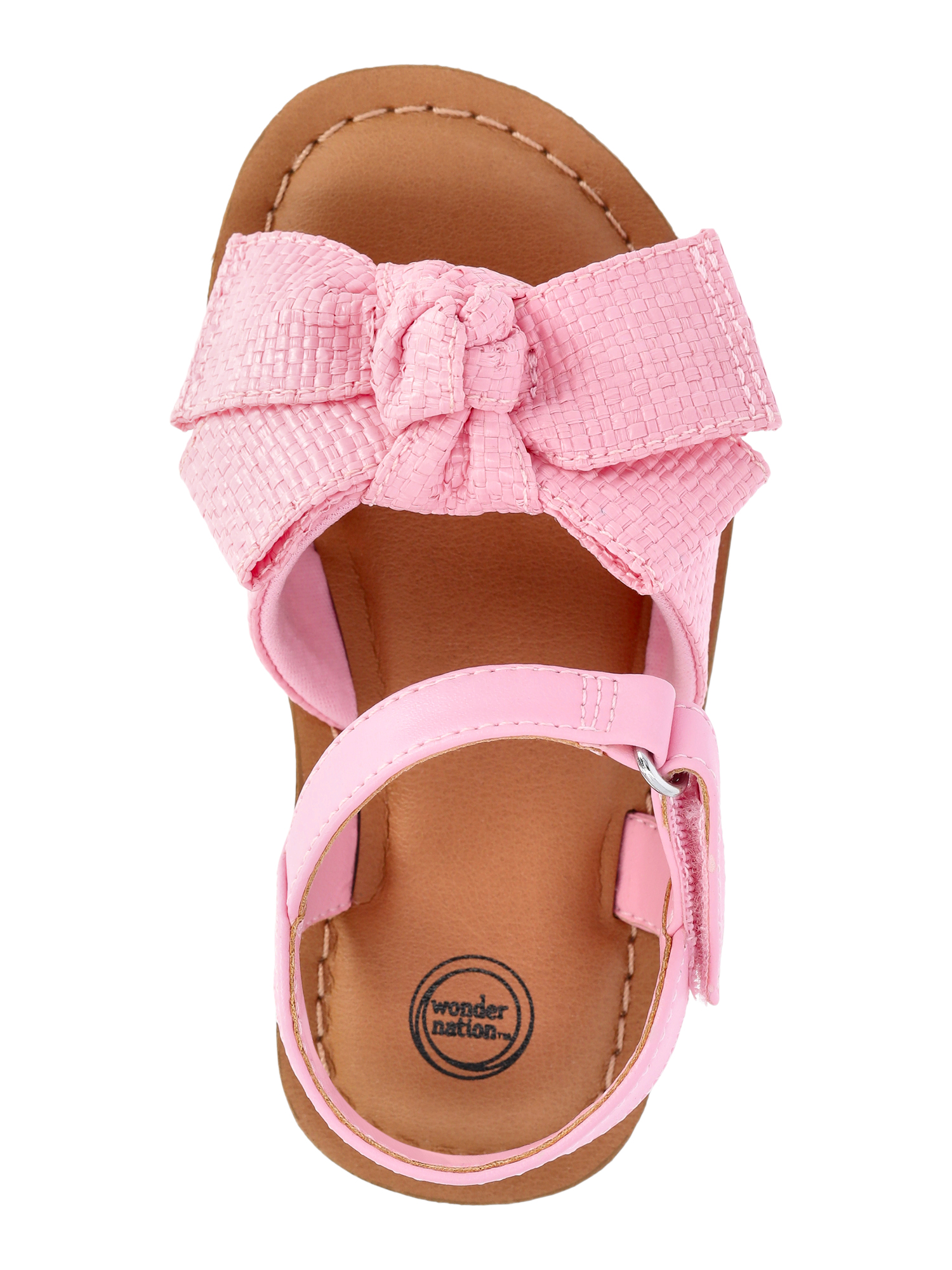 Wonder Nation Toddler Girls Bow Sandals
