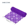 thumbnail image 2 of Unique Bargains Lace Ribbon 5 Yards 7 Inch Lace Flower Trim for Craft Headbands Wedding Dark Purple, 2 of 5