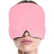 Headache Relief Hat, Ice Cap for Migraines Tension Sinus Headache Relief, Snugly Fit for Head Ice Pack Cap with Gel Ice for Headache Migraine Relief, Compressed Therapy Headache Relief Cap
