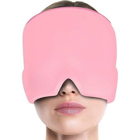 Headache Relief Hat, Ice Cap for Migraines Tension Sinus Headache Relief, Snugly Fit for Head Ice Pack Cap with Gel Ice for Headache Migraine Relief, Compressed Therapy Headache Relief Cap