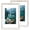 Distressed White, variant on 24x36 Poster Frame Set of 2, Rustic Grey Wood Style - Display 24 x 36 Poster without Mat or 20x30 Picture with Mat, Wall Mounting Horizontal and Vertical