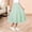 Green, variant on Cethrio Girls Midi Skirts Size 7-8 T, Summer Casual A-Line Elastic Waist Plaid Shirts with Pockets Pink