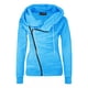 thumbnail image 1 of Sudadera Cierre Diagonal Moda Europea Mod #16 Dama Alpha Wol, 1 of 1