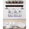 thumbnail image 3 of Purple Flowers Kitchen Dish Towels for Drying Dishes Set of 4, Weeping Spring Floral Bicycle Wooden Waffle Weave Microfiber Hand Tea Bathroom Towels Quick Dry & Absorbent Towel 15.7x23.6, 3 of 7