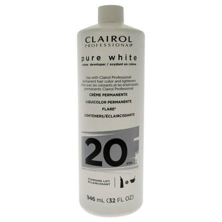 Clairol Pure White 20 Volume Creme Developer 32 oz Cream