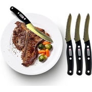 Miracle Blade IV World Class Professional Series Set of Four (4) Serrated Steak Knives