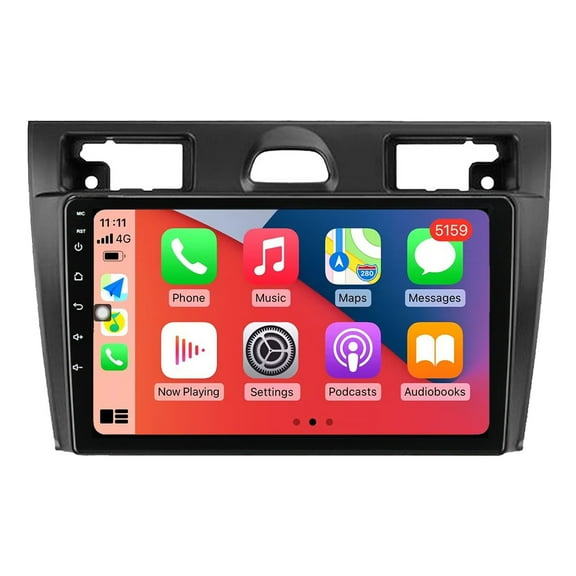 RoverOne Car Stereo CarPlay Android Auto for Ford Fiesta Mk VI 5 Mk5 2002 - 2008 GPS Navigation Bluetooth DSP Multimedia Video Player