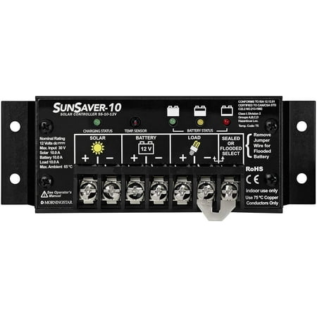 

Morningstar SS-10-12V SunSaver Solar Controller 10A 12VDC